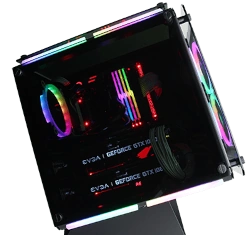 CyberPowerPC Syber Cube Elite 300 Intel Core i7-11th Gen RTX 3000 series desktop