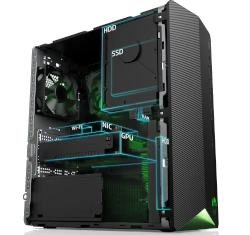 HP Pavilion Gaming Desktop PC TG01-1022 Intel Core i3 10th Gen. NVIDIA GTX 1650 desktop