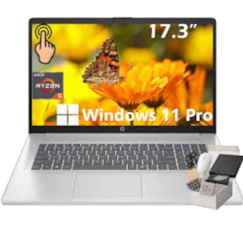 HP Flagship 17" AMD Ryzen 5 7430U laptop