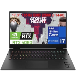 HP Omen 17t-ck200 17" 32GB RAM 2TB SSD Intel Core i7-13th Gen RTX 4090 laptop