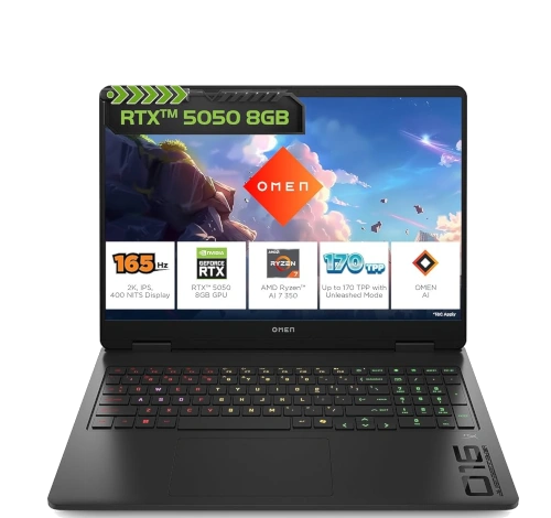 HP Omen Gaming 16z-ap000 16" AMD Ryzen AI 7 350 RTX 5050 laptop