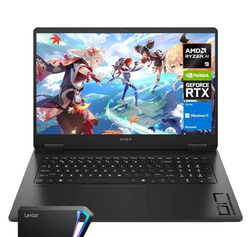 HP Omen Gaming 17" AMD Ryzen AI 9 365 RTX 5070 laptop