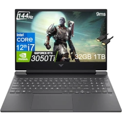 HP Victus 15t-fa000 15" 16GB RAM 1TB SSD Intel Core i7-12th Gen GTX 1650 laptop