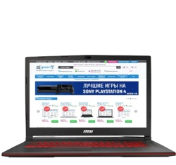 MSI GL63 Intel Core i7 8th Gen. Nvidia GTX 1050 Ti laptop