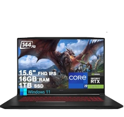 MSI Katana GF66 15" 16GB RAM 1TB SSD RTX 3070 Intel Core i7-11th Gen laptop