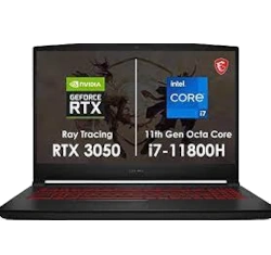 MSI Katana GF66 17" 16GB RAM 1TB SSD RTX 2050 Intel Core i7-11th Gen laptop