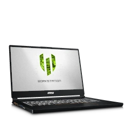 MSI WS65 Intel Core i7 9th Gen. Nvidia Quadro RTX 5000 laptop