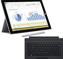 Microsoft Surface Pro 3 1631 12" Intel i7 128GB with Type Cover tablet