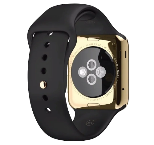 Apple Watch Edition 42mm 18-Karat Yellow Gold Black MJ8Q2LL/A watch