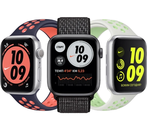 Apple Watch SE Nike 40mm Silver Aluminum Nike Sport Band A2353 GPS Cellular watch