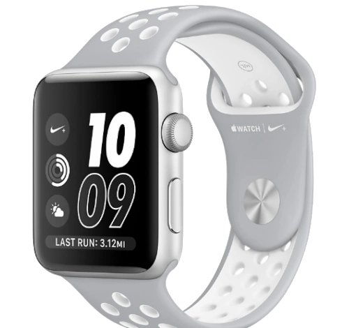 Apple Watch Series 2 Nike Plus 42mm Silver Aluminum MNNT2LL/A watch