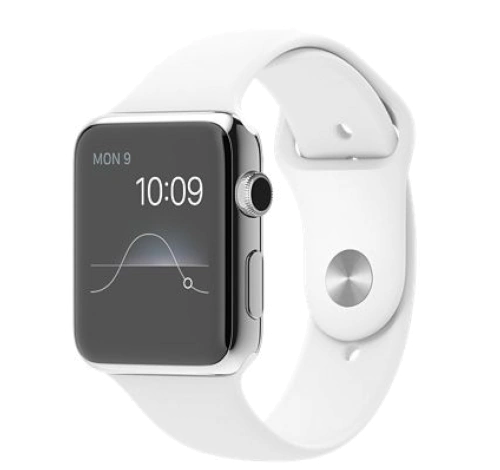 Apple Watch Series 2 Sport 42mm Silver Aluminum White Sport Band MNPJ2LL/A watch