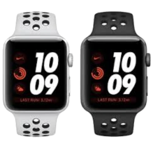 Apple Watch Series 3 Nike Plus 38mm Space Gray Aluminum Anthracite Black Sport Band MQKY2LL/A GPS Only watch