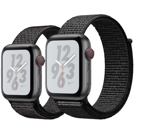 Apple Watch Series 4 Nike 40mm Space Gray Aluminum Anthracite Black Sport Band MTX82LL/A GPS Cellular watch