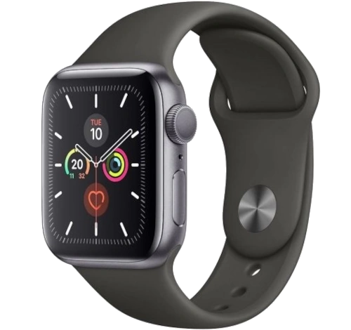 Apple Watch Series 5 40mm Silver Aluminum GPS Only watch