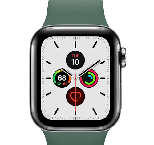 Apple Watch Series 5 40mm SS Sport Band GPS Cellular watch