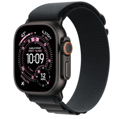 Apple Watch Series 5 44mm Space Black SS Milanese Loop GPS Cellular watch