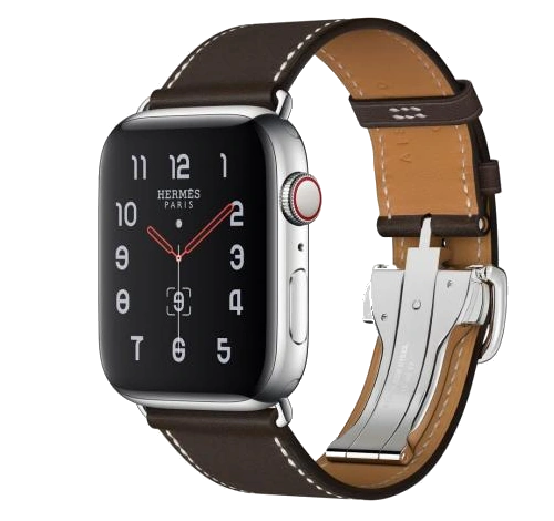 Apple Watch Series 5 Hermes 44mm SS Single Tour Deployment Buckle GPS Cellular watch