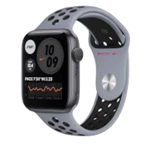 Apple Watch Series 6 Nike 44mm Space Gray Aluminum Nike Sport Loop A2292 GPS Only watch