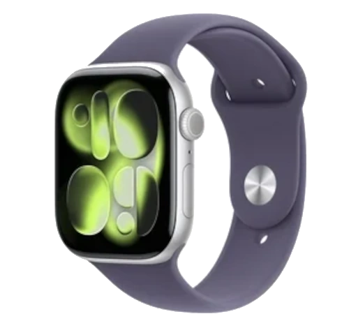 Apple Watch Series 7 41mm Graphite Stainless Steel Case with Apple OEM Band A2475 GPS Cellular watch