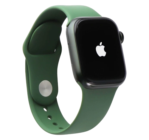Apple Watch Series 7 41mm Green Aluminum Case with Apple OEM Band A2473 GPS Only watch