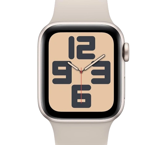 Apple Watch Series 7 41mm Silver Stainless Steel Case with Apple OEM Band A2475 GPS Cellular watch