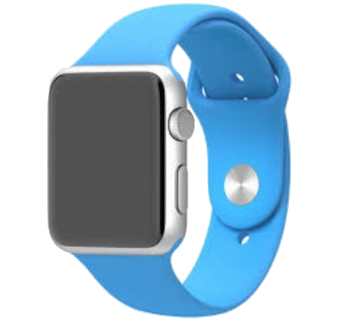 Apple Watch Sport 38mm Silver Aluminum Blue Sport Band MJ2V2LL/A watch