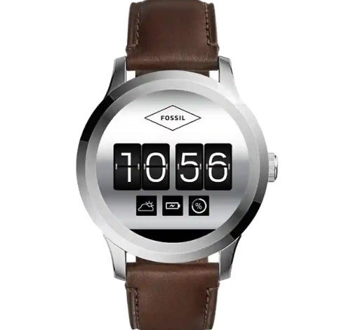 Fossil Q Founder Brown Leather watch