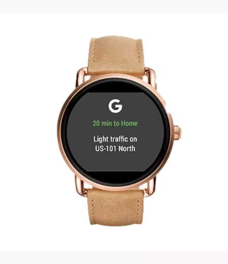Fossil Q Wander Gen 2 Wine Leather FTW2113P watch