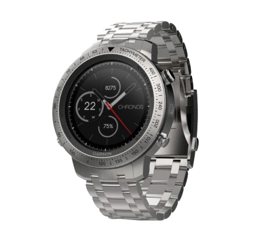 Garmin Fenix Chronos with SS Band watch